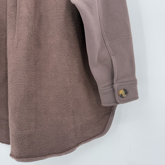 Bohme Sophie Cozy Oversized Slouchy Brown Jacket Shacket Size S - Picture 8 of 11